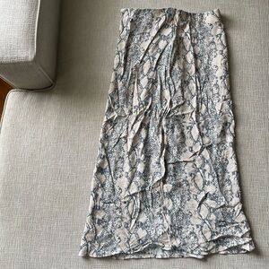 American Eagle Snake Print MIDI Skirt